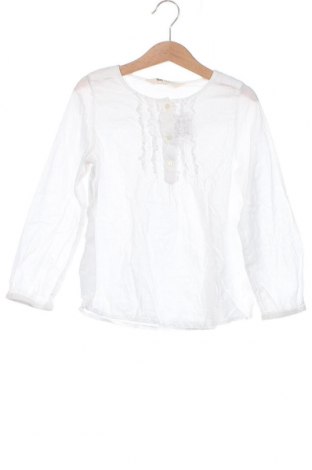 Детска блуза H&M, Размер 5-6y/ 116-122 см, Цвят Бял, Цена 7,04 лв.