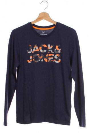 Kinder Shirt Jack & Jones, Größe 13-14y/ 164-168 cm, Farbe Blau, Preis 13,15 €