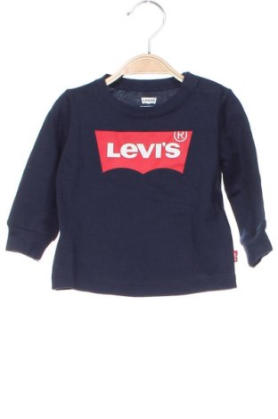 Детска блуза Levi's, Размер 3-6m/ 62-68 см, Цвят Син, Цена 27,20 лв.