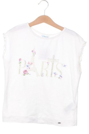 Детска блуза Mayoral, Размер 9-10y/ 140-146 см, Цвят Бял, Цена 13,20 лв.