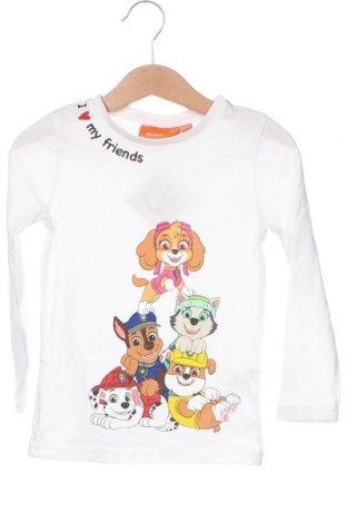 Детска блуза Nickelodeon, Размер 2-3y/ 98-104 см, Цвят Бял, Цена 11,73 лв.