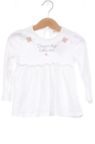 Παιδική μπλούζα Pepco, Μέγεθος 18-24m/ 86-98 εκ., Χρώμα Λευκό, Τιμή 3,68 €
