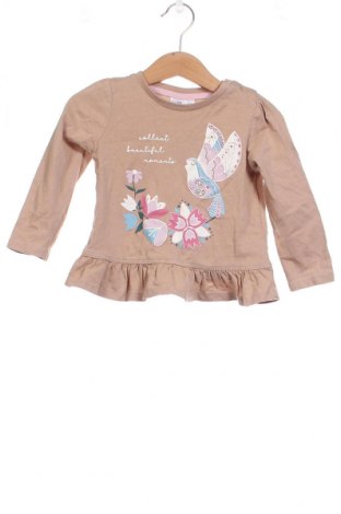 Детска блуза Pepco, Размер 12-18m/ 80-86 см, Цвят Кафяв, Цена 7,20 лв.