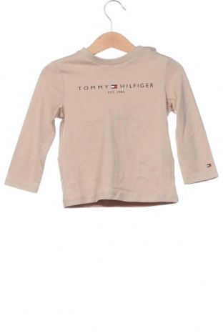 Παιδική μπλούζα Tommy Hilfiger, Μέγεθος 12-18m/ 80-86 εκ., Χρώμα  Μπέζ, Τιμή 19,18 €