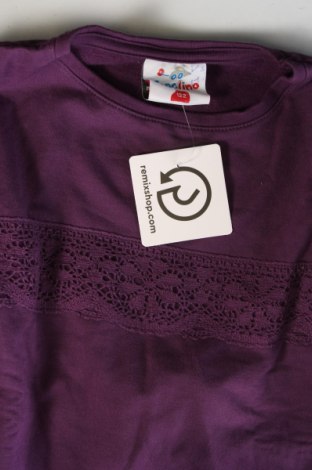 Детска блуза Topolino, Размер 5-6y/ 116-122 см, Цвят Лилав, Цена 6,33 лв.