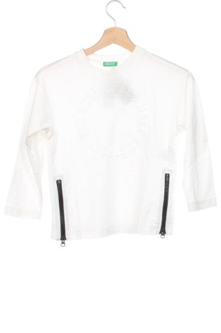 Παιδική μπλούζα United Colors Of Benetton, Μέγεθος 6-7y/ 122-128 εκ., Χρώμα Λευκό, Τιμή 13,15 €