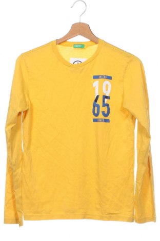 Детска блуза United Colors Of Benetton, Размер 15-18y/ 170-176 см, Цвят Жълт, Цена 11,98 лв.