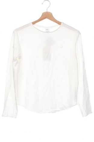 Детска блуза Zara, Размер 13-14y/ 164-168 см, Цвят Бял, Цена 15,30 лв.