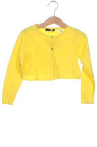 Kinder Strickjacke Okaidi, Größe 3-4y/ 104-110 cm, Farbe Gelb, Preis 4,96 €