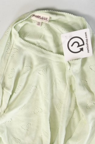 Pulover cu nasturi pentru copii Pomp De Lux, Mărime 12-13y/ 158-164 cm, Culoare Verde, Preț 27,50 Lei