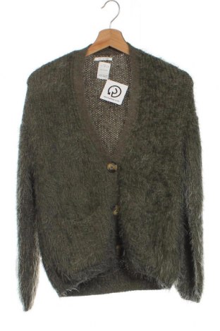 Pulover cu nasturi pentru copii Zara Knitwear, Mărime 11-12y/ 152-158 cm, Culoare Verde, Preț 26,32 Lei