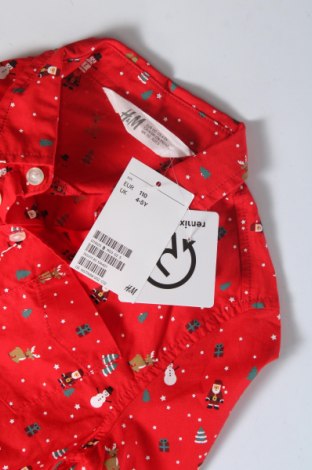 Παιδικό πουκάμισο H&M, Μέγεθος 4-5y/ 110-116 εκ., Χρώμα Κόκκινο, Τιμή 5,13 €