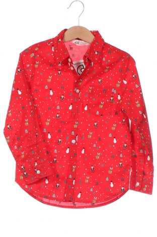 Kinderhemd H&M, Größe 4-5y/ 110-116 cm, Farbe Rot, Preis € 5,40