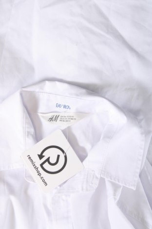 Kinderhemd H&M, Größe 10-11y/ 146-152 cm, Farbe Weiß, Preis 6,14 €