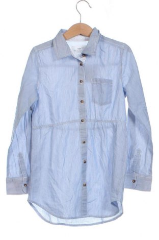 Kinderhemd H&M L.O.G.G., Größe 7-8y/ 128-134 cm, Farbe Blau, Preis 3,60 €