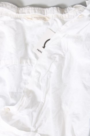 Kinderhemd Mango, Größe 7-8y/ 128-134 cm, Farbe Weiß, Preis 12,28 €