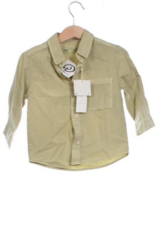 Детска риза Zara, Размер 12-18m/ 80-86 см, Цвят Зелен, Цена 17,20 лв.