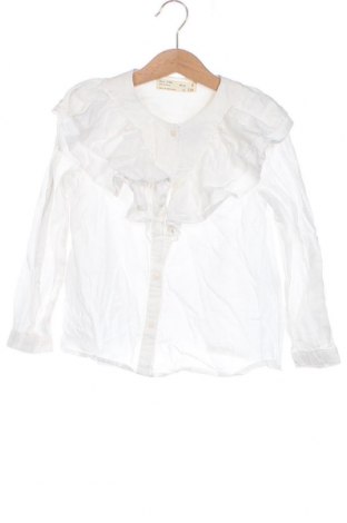 Kinderhemd Zara Kids, Größe 5-6y/ 116-122 cm, Farbe Weiß, Preis 4,20 €