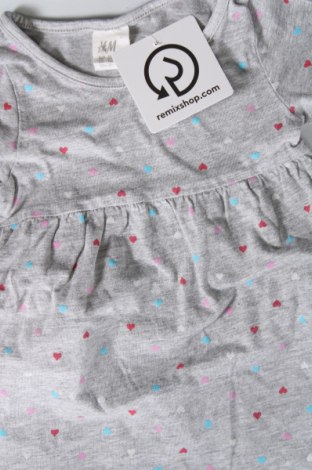 Kinderkleid H&M, Größe 9-12m/ 74-80 cm, Farbe Grau, Preis € 8,49