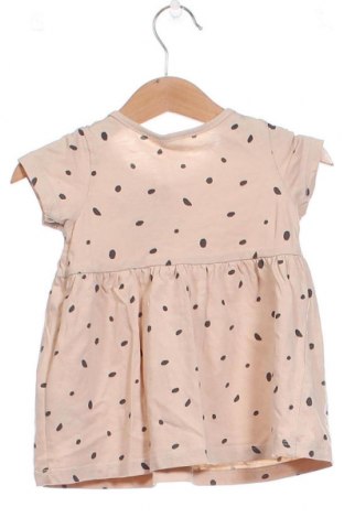 Детска рокля H&M, Размер 9-12m/ 74-80 см, Цвят Бежов, Цена 12,51 лв.