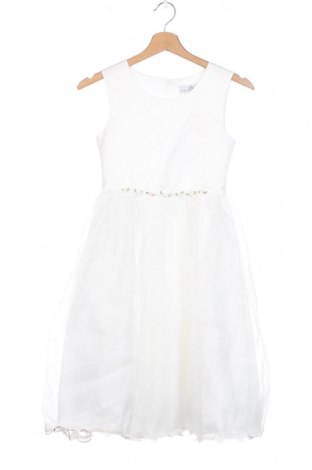 Детска рокля Happy Girls By Eisend, Размер 10-11y/ 146-152 см, Цвят Бял, Цена 19,75 лв.