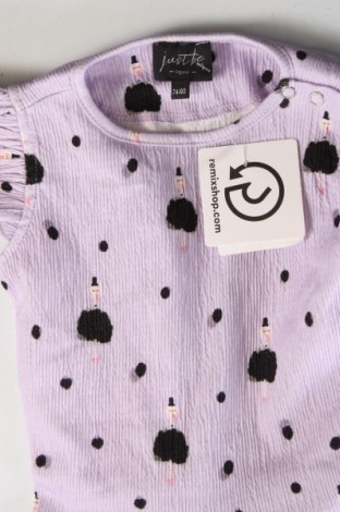 Kinderkleid Just Be, Größe 9-12m/ 74-80 cm, Farbe Lila, Preis 13,20 €