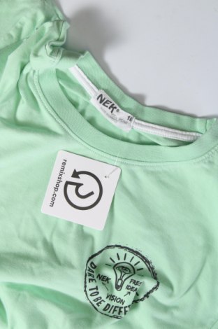 Kinder T-Shirt, Größe 15-18y/ 170-176 cm, Farbe Grün, Preis 3,13 €