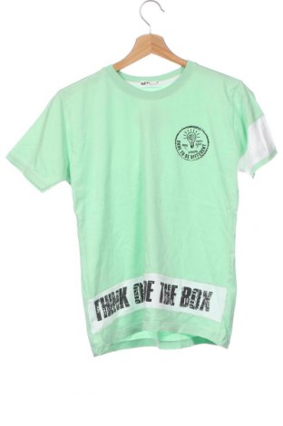 Детска тениска, Размер 15-18y/ 170-176 см, Цвят Зелен, Цена 7,20 лв.
