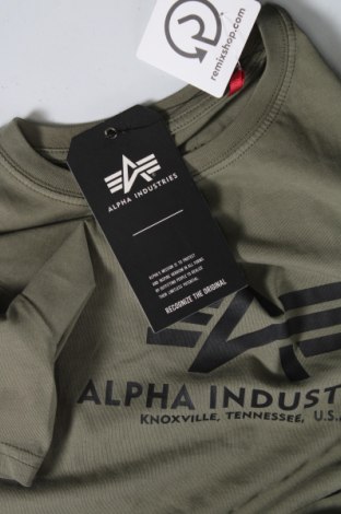 Kinder T-Shirt Alpha Industries, Größe 9-10y/ 140-146 cm, Farbe Grün, Preis 26,29 €