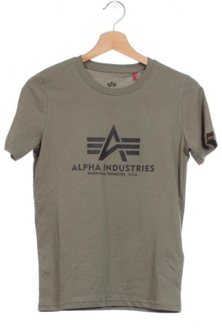 Tricou pentru copii Alpha Industries, Mărime 9-10y/ 140-146 cm, Culoare Verde, Preț 80,53 Lei