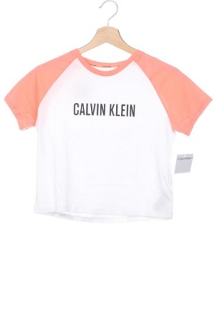 Dziecięcy T-shirt Calvin Klein, Rozmiar 13-14y/ 164-168 cm, Kolor Biały, Cena 81,56 zł
