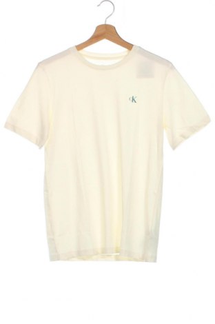 Παιδικό μπλουζάκι Calvin Klein Jeans, Μέγεθος 15-18y/ 170-176 εκ., Χρώμα Εκρού, Τιμή 17,78 €