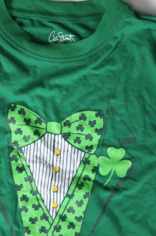 Παιδικό μπλουζάκι City Streets, Μέγεθος 10-11y/ 146-152 εκ., Χρώμα Πράσινο, Τιμή 4,33 €