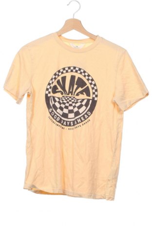 Dziecięcy T-shirt H&M, Rozmiar 12-13y/ 158-164 cm, Kolor Żółty, Cena 31,99 zł