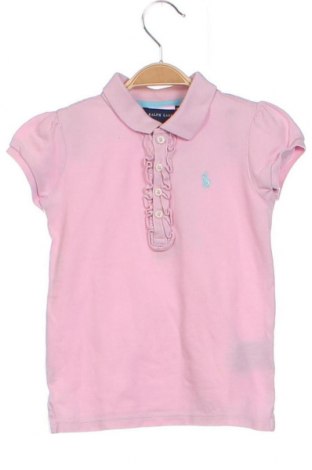 Dziecięcy T-shirt Polo By Ralph Lauren, Rozmiar 6-7y/ 122-128 cm, Kolor Różowy, Cena 154,60 zł