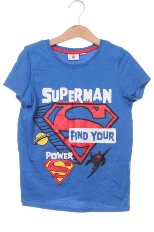 Kinder T-Shirt Superman, Größe 6-7y/ 122-128 cm, Farbe Blau, Preis € 3,50