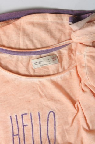 Tricou pentru copii Zara, Mărime 9-10y/ 140-146 cm, Culoare Portocaliu, Preț 16,53 Lei