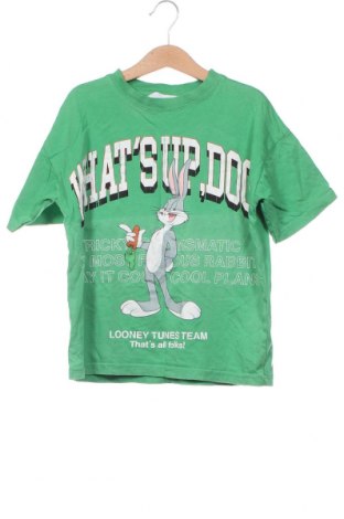 Детска тениска Zara, Размер 7-8y/ 128-134 см, Цвят Зелен, Цена 7,20 лв.