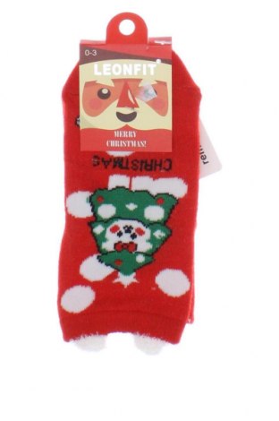 Детски чорапи, Размер 4-5y/ 110-116 см, Цвят Червен, Цена 6,84 лв.