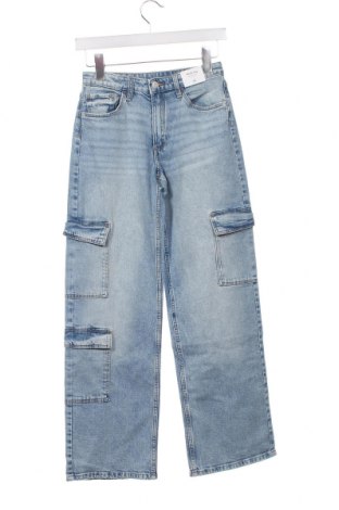 Dětské džíny  H&M, Velikost 13-14y/ 164-168 cm, Barva Modrá, Cena  645,00 Kč