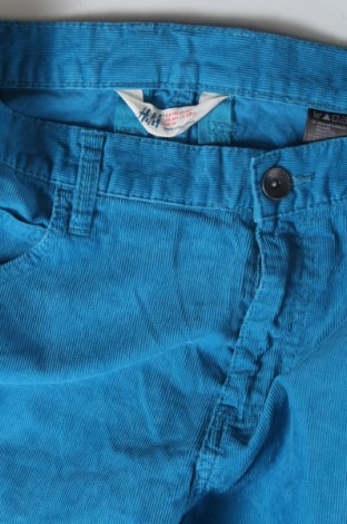 Pantaloni de catifea reiată, pentru copii C&A, Mărime 14-15y/ 168-170 cm, Culoare Albastru, Preț 27,63 Lei