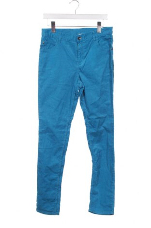 Pantaloni de catifea reiată, pentru copii C&A, Mărime 14-15y/ 168-170 cm, Culoare Albastru, Preț 31,09 Lei
