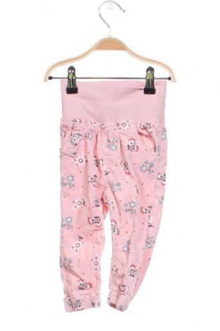 Pantaloni de catifea reiată, pentru copii Pepco, Mărime 9-12m/ 74-80 cm, Culoare Roz, Preț 32,14 Lei