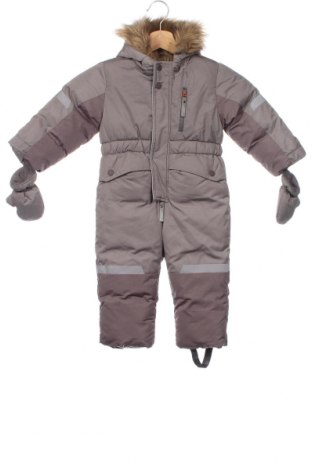 Детски гащеризон за зимни спортове Zara, Размер 18-24m/ 86-98 см, Цвят Сив, Цена 31,20 лв.