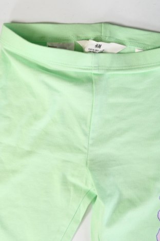 Kinder Shorts H&M, Größe 4-5y/ 110-116 cm, Farbe Grün, Preis 4,08 €