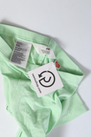 Dziecięce legginsy H&M, Rozmiar 6-7y/ 122-128 cm, Kolor Zielony, Cena 23,06 zł