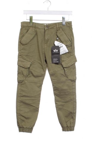 Pantaloni pentru copii Alpha Industries, Mărime 15-18y/ 170-176 cm, Culoare Verde, Preț 123,02 Lei