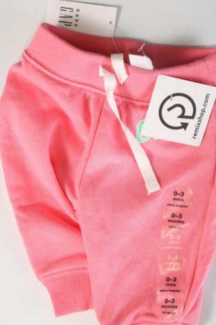 Детски панталон Gap, Размер 1-2m/ 50-56 см, Цвят Розов, Цена 17,85 лв.