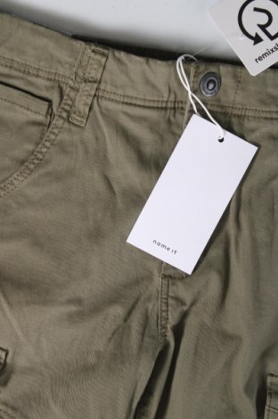 Детски панталон Name It, Размер 10-11y/ 146-152 см, Цвят Зелен, Цена 19,72 лв.