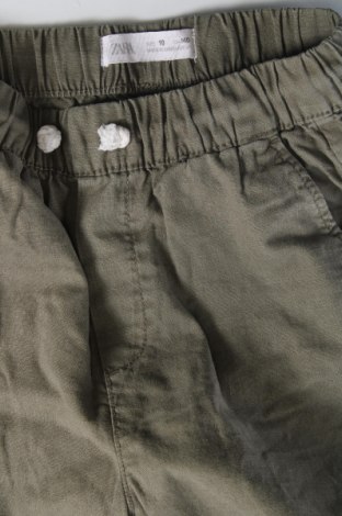 Dětské kalhoty  Zara, Velikost 9-10y/ 140-146 cm, Barva Zelená, Cena  177,00 Kč